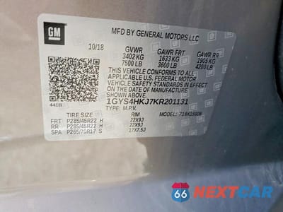 Zdjęcie 13 z 13 samochodu: 2019 CADILLAC ESCALADE ESV LUXURY VIN:1GYS4HKJ7KR201131 - miniatura