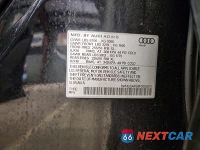 Zdjęcie 13 z 13 samochodu: 2015 AUDI Q7 PREMIUM PLUS VIN:WA1LGAFE8FD020011 - miniatura