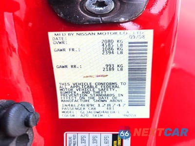 Zdjęcie 12 z 12 samochodu: 2009 NISSAN ALTIMA 3.5SE VIN:1N4BL24E89C128747 - miniatura
