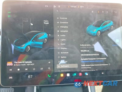 Zdjęcie 9 z 13 samochodu: 2018 TESLA MODEL 3 LONG RANGE BATTERY VIN:5YJ3E1EA5JF015733 - miniatura