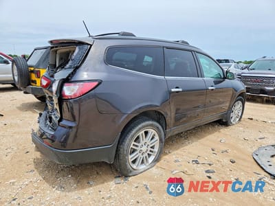 Trzecie zdjęcie samochodu z tyłu: 2014 CHEVROLET TRAVERSE LT VIN:1GNKRGKD3EJ258531 - miniatura