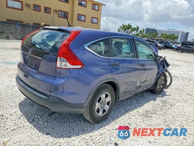 Trzecie zdjęcie samochodu z tyłu: 2013 HONDA CR-V LX VIN:3CZRM3H30DG705470 - miniatura