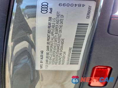 Zdjęcie 13 z 13 samochodu: 2024 AUDI S4 PREMIUM PLUS VIN:WAUB4AF43RA043992 - miniatura