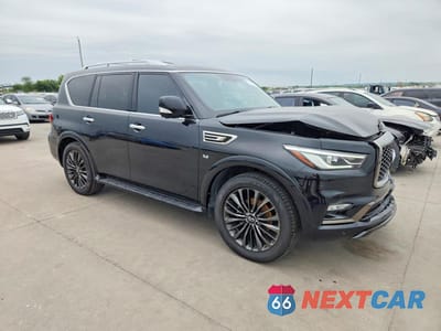 Czwarte zdjęcie samochodu z boku: 2020 INFINITI QX80 LUXE VIN:JN8AZ2NF2L9700478 - miniatura