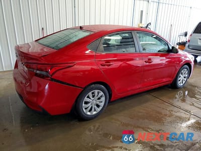 Trzecie zdjęcie samochodu z tyłu: 2022 HYUNDAI ACCENT SE VIN:3KPC24A68NE166119 - miniatura