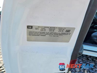 Zdjęcie 12 z 12 samochodu: 2012 CHEVROLET IMPALA LT VIN:2G1WG5E33C1165922 - miniatura