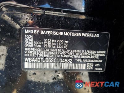 Zdjęcie 12 z 12 samochodu: 2025 BMW 530 I VIN:WBA43FJ06SCU04882 - miniatura
