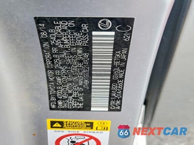 Zdjęcie 12 z 12 samochodu: 2014 LEXUS ES 350 VIN:JTHBK1GG3E2149248 - miniatura