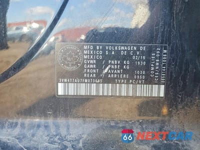 Zdjęcie 12 z 12 samochodu: 2015 VOLKSWAGEN GTI VIN:3VW4T7AU7FM073663 - miniatura