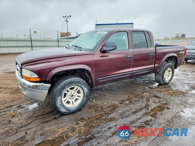 2004 DODGE DAKOTA QUAD SLT 1D7HG48NX4S556273 - główne zdjęcie licytacji z USA - miniatura
