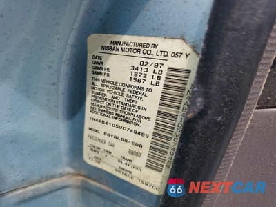 Zdjęcie 13 z 13 samochodu: 1997 NISSAN SENTRA BASE VIN:1N4AB41D5VC749489 - miniatura