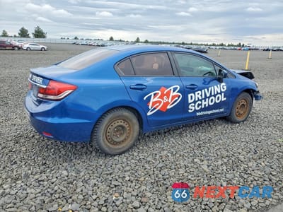 Trzecie zdjęcie samochodu z tyłu: 2015 HONDA CIVIC LX VIN:2HGFB2F53FH542606 - miniatura