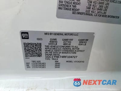 Zdjęcie 12 z 12 samochodu: 2024 CHEVROLET SILVERADO K2500 HEAVY DUTY LT VIN:1GC1YNE74RF104727 - miniatura