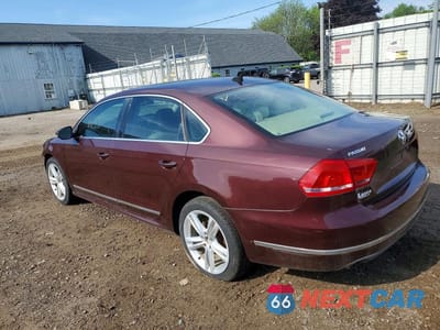 Drugie zdjęcie samochodu z przodu: 2012 VOLKSWAGEN PASSAT SEL VIN:1VWCN7A34CC049525 - miniatura