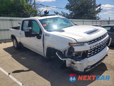 Czwarte zdjęcie samochodu z boku: 2022 CHEVROLET SILVERADO K2500 HEAVY DUTY LTZ VIN:1GC4YPEY8NF100031 - miniatura