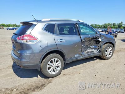 Trzecie zdjęcie samochodu z tyłu: 2015 NISSAN ROGUE SV VIN:5N1AT2MV0FC814147 - miniatura