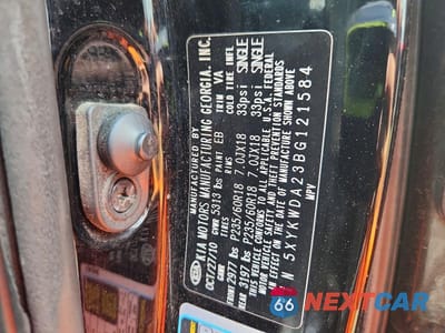 Zdjęcie 13 z 13 samochodu: 2011 KIA SORENTO SX VIN:5XYKWDA23BG121584 - miniatura