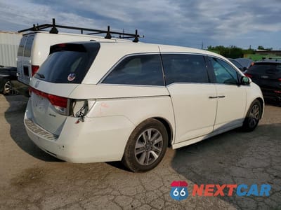 Trzecie zdjęcie samochodu z tyłu: 2014 HONDA ODYSSEY TOURING VIN:5FNRL5H93EB059177 - miniatura