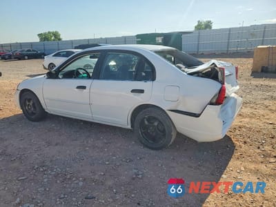Drugie zdjęcie samochodu z przodu: 2001 HONDA CIVIC LX VIN:2HGES16521H569875 - miniatura