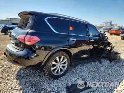 Trzecie zdjęcie samochodu z tyłu: 2014 INFINITI QX80 BASE VIN:JN8AZ2NE5E9066562 - miniatura