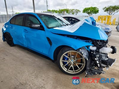 Czwarte zdjęcie samochodu z boku: 2025 BMW M3 COMPETITION VIN:WBS33HJ03SFV17786 - miniatura