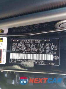 Zdjęcie 12 z 12 samochodu: 2026 TOYOTA CAMRY SE VIN:4T1DAACK2TU734701 - miniatura