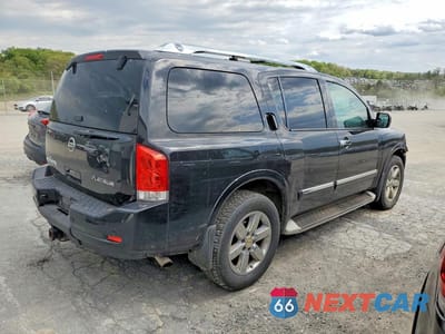 Trzecie zdjęcie samochodu z tyłu: 2014 NISSAN ARMADA SV VIN:5N1AA0NC7EN611217 - miniatura