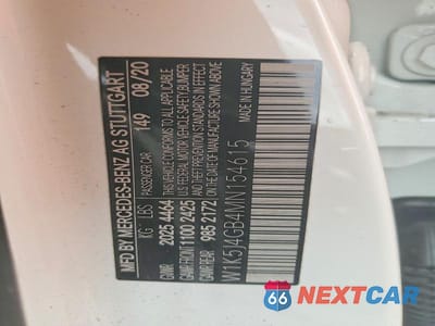 Zdjęcie 12 z 12 samochodu: 2021 MERCEDES-BENZ CLA 250 VIN:W1K5J4GB4MN154615 - miniatura