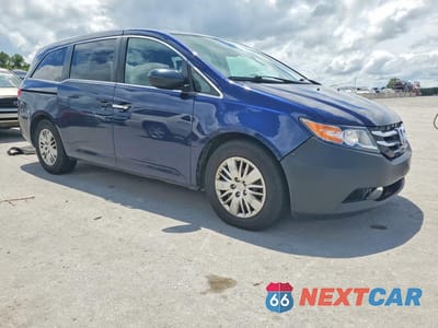 Czwarte zdjęcie samochodu z boku: 2017 HONDA ODYSSEY LX VIN:5FNRL5H20HB020828 - miniatura