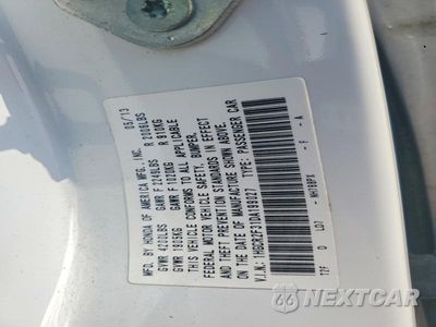 Zdjęcie 12 z 12 samochodu: 2013 HONDA ACCORD LX VIN:1HGCR2F31DA199027 - miniatura