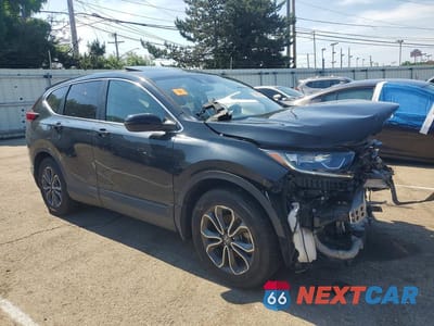 Czwarte zdjęcie samochodu z boku: 2021 HONDA CR-V EX VIN:5J6RW2H59ML001387 - miniatura