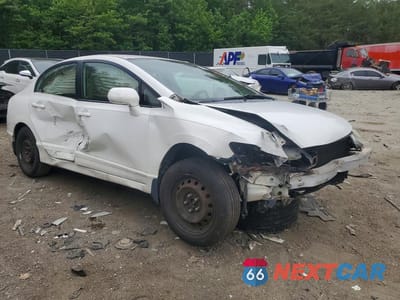 Czwarte zdjęcie samochodu z boku: 2007 HONDA CIVIC LX VIN:1HGFA16507L092687 - miniatura