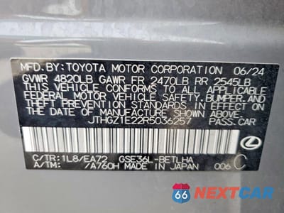 Zdjęcie 13 z 13 samochodu: 2024 LEXUS IS 350 F SPORT VIN:JTHGZ1E22R5036257 - miniatura