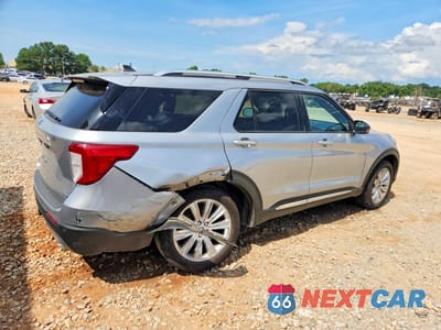 Trzecie zdjęcie samochodu z tyłu: 2021 FORD EXPLORER LIMITED VIN:1FM5K8FW9MNA11514 - miniatura