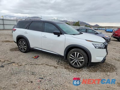 Czwarte zdjęcie samochodu z boku: 2025 NISSAN PATHFINDER PLATINUM VIN:5N1DR3DK8SC223193 - miniatura