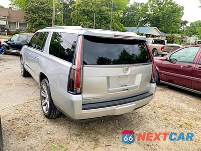 Trzecie zdjęcie samochodu z tyłu: 2015 CADILLAC ESCALADE ESV LUXURY VIN:1GYS3HKJ5FR268173 - miniatura