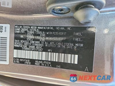 Zdjęcie 13 z 13 samochodu: 2023 TOYOTA SIENNA LE VIN:5TDBRKECXPS175067 - miniatura