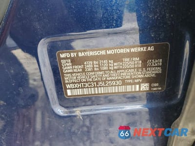 Zdjęcie 13 z 13 samochodu: 2018 BMW X1 XDRIVE28I VIN:WBXHT3C31J5L25930 - miniatura