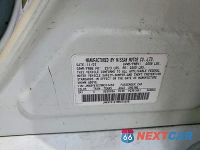 Zdjęcie 13 z 13 samochodu: 2008 INFINITI G35 BASE VIN:JNKBV61E78M210458 - miniatura