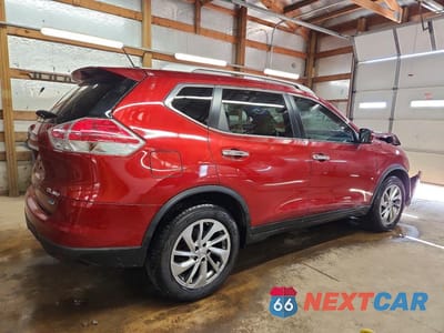 Trzecie zdjęcie samochodu z tyłu: 2014 NISSAN ROGUE SL VIN:5N1AT2MV4EC752511 - miniatura