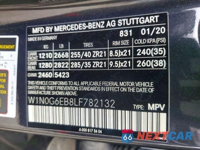 Zdjęcie 13 z 13 samochodu: 2020 MERCEDES-BENZ GLC 43 4MATIC AMG VIN:W1N0G6EB8LF782132 - miniatura