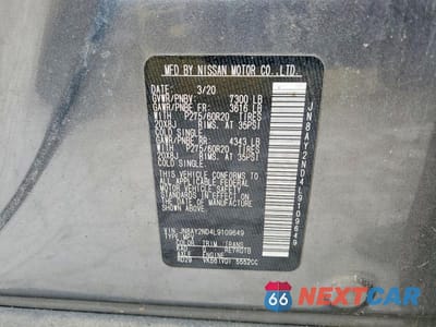 Zdjęcie 13 z 13 samochodu: 2020 NISSAN ARMADA SL VIN:JN8AY2ND4L9109649 - miniatura