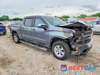 Czwarte zdjęcie samochodu z boku: 2019 CHEVROLET SILVERADO C1500 LT VIN:3GCPWCEDXKG289431 - miniatura