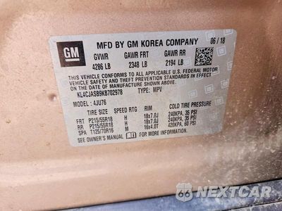 Zdjęcie 13 z 13 samochodu: 2019 BUICK ENCORE PREFERRED VIN:KL4CJASB9KB702978 - miniatura
