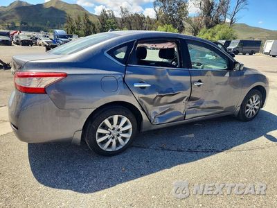 Trzecie zdjęcie samochodu z tyłu: 2015 NISSAN SENTRA VIN:3N1AB7AP9FY294714 - miniatura