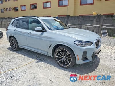Czwarte zdjęcie samochodu z boku: 2023 BMW X3 SDRIVE30I VIN:5UX43DP0XP9N98219 - miniatura