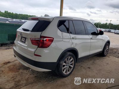 Trzecie zdjęcie samochodu z tyłu: 2013 BMW X3 XDRIVE28I VIN:5UXWX9C52D0A30447 - miniatura