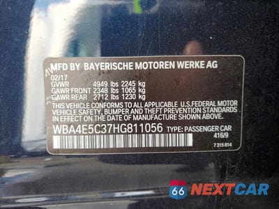 Zdjęcie 12 z 12 samochodu: 2017 BMW 440XI GRAN COUPE VIN:WBA4E5C37HG811056 - miniatura