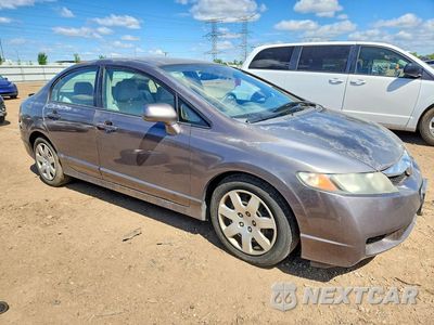 Czwarte zdjęcie samochodu z boku: 2010 HONDA CIVIC LX VIN:2HGFA1F55AH511461 - miniatura