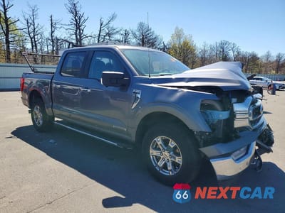 Czwarte zdjęcie samochodu z boku: 2021 FORD F150 SUPERCREW VIN:1FTFW1ED2MFA75683 - miniatura
